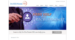 Desktop Screenshot of inhisnamehr.com